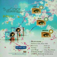 SOFTLENS FOXY BY TRUE COLOR / SOFT LENS FOXY (GRAY)