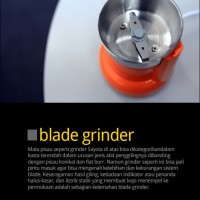 Grinder Kopi SAYOTA SCG-178/ Blender Kopi merk SAYOTA/ Blender Mini M
