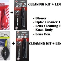 Jual Cleaning Kit + Lenspen Canon Nikon Lens Pen Pembersih Kamera Lensa Murah