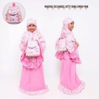 Mukena Tas Ransel Doraemon Pink L