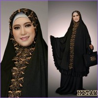 Produsen Mukena Mukenah Dubai Katun Jepang Anak Abaya Hitam