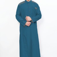 Jubah Cordova Toska Pakaian Sepasang Gamis Cowok Al-Isra Ready