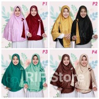 Jilbab Hijab Instan Pricilla 2 in 1 Bolak balik Size L