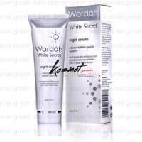 Wardah White Secret Night Cream 17ml - kemasan kecil