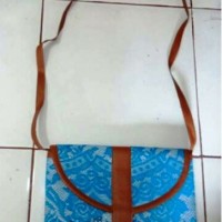 tas dompet selempang brokat bali