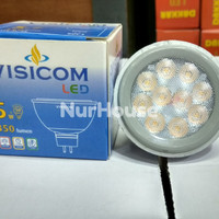lampu sorot led visicom 5 watt tusuk mr 16 12 volt