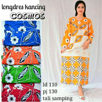 Jual LONGDRESS KANCING COSMOS/ DASTER MURAH/ GROSIR BATIK PEKALONGAN Murah