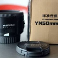lensa fix yongnuo f canon f1.8 50mm