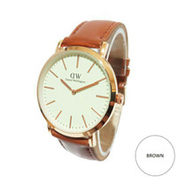 Jam tangan pria-wanita, Daniel wellington kulit, kw super