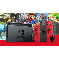 Jual CONSOLE NINTENDO SWITCH Super Mario Odyssey Switch Bundle+1 Extra Game Murah