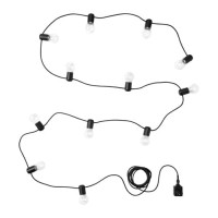 IKEA SVARTRA LED Lighting Chain / Lampu Hias Natal Kelap-Kelip 8.4 m