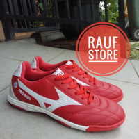 sepatu futsal mizuno Neo Shin Eceran Grosir Murah Merah list putih