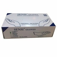 Sarung tangan uk XS SENSI GLOVES powder (box) / non steril / latex