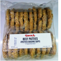 Jual Beef patties endura 1kg HALAL MUI /Daging Burger Murah