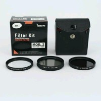 Filter Kit 77mm Mod.2 Optic Pro 3pcs for Lensa Canon Ni Murah