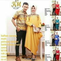 Dress Couple Kaftan Vanesa Corak Dan Kombinasi Batik Modern Pekalongan