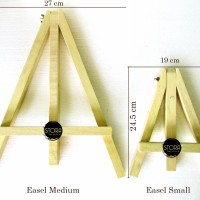 High Quality Wooden Easel Small / Stand Meja Kecil Premium