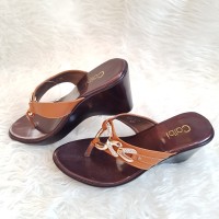 CALBI DEX 1233 KUNIR 36-40 SANDAL FASHION WANITA WEDGES NYAMAN
