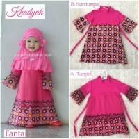 Baju Muslim Anak Balita TK, Gamis KHADIJAH Series by Maysuun Baby Kids