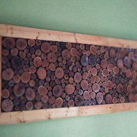 Jual Hiasan dinding ornamen dari kayu asli handmade Murah