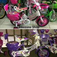 Sepeda anak perempuan mini 12 inch Exotic 3 7 tahun BEST PRODUCT
