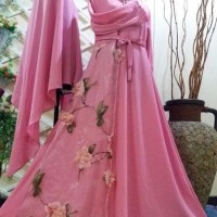 GAMIS DAN BAJU MUSLIM Buble Mix Organza 3d