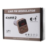 Bluetooth FM Transmitter MP3 Player Car Kit USB Port CARB2 Charger