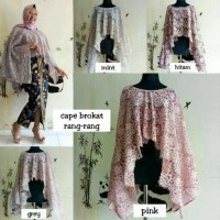 Set Kebaya Cape Brokat Rang-Rang 5 Warna. Kebaya Bali. Kebaya Jadi