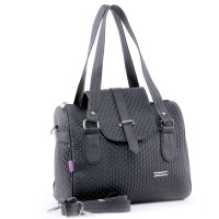 Tas Handbag Kasual Wanita krem & hitam Garucci TPI 0885 T12