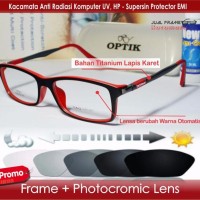 SUPER MODEL Kacamata Nike Photocromic Lensa Minus Baca Berubah Warna