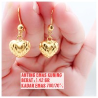 anting emas kuning 1.42 gram