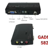 TV Tuner GADMEI 5821 Nonton TV di monitor CRT LCD LED tanpa CPU