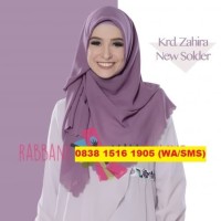 RABBANI Kerudung Jilbab Hijab Segi Empat Segiempat Polos Zahira Sold