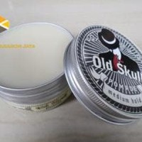 Hair Pomade Rambut Old Skull Medium Hold Bubble Gum Bonus Sisir