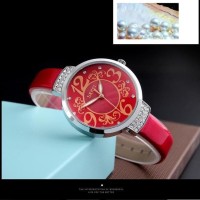 jam tangan wanita original model casio SKMEI 9160 Warna merah