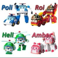 PROMO MAINAN MURAH - MAINAN ANAK ROBOCAR POLI 1 SET ( 4 KARAKTER)