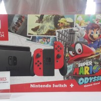 Jual Console Nintendo Switch + Super Mario Odyssey Edition Murah