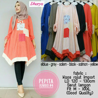 Baju Atasan Wanita Muslim Blouse Pepita Jumbo #4