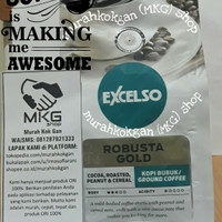 Jual Excelso | Kopi/Coffee Robusta Gold | Smoky & Bold 200 gr Murah