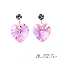 Perhiasan Anting Swarovski Irish Rose Crystal Earring by AR Hestia B