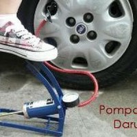 Pompa Injak/Tekan darurat (Ban motor, mobil, sepeda, Kursi angin)