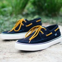 sepatu casual pria vans zapato bahan kulit suede asli 2 warna 39-44