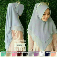 Pinguin Mini/Jilbab Khimar SOFT PET ANTEM DOBEL CERUTI Model Pinguin