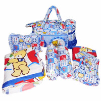 Tas Gendongan Bantal Guling Alas Tidur bayi Set 4 in 1 Merk Chekiddo