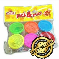 fun doh pick & play - fun doh refill - mainan lilin - fun doh murah