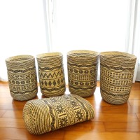 Jual Cover Pot Anyam Rotan Motif, Keranjang Rotan Tanaman ...