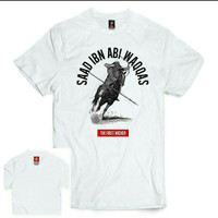 Tshirt 'SAAD BIN ABI WAQQAS' | kaos Dakwah distro Muslim