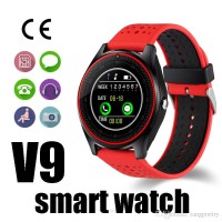 Jam Tangan Pintar Smartwatch Pria Wanita V9 2MP SIM Bluetooth Murah PJ