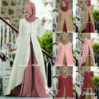 sis Maxi Caroline hijab koshibo embos bunga