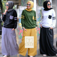 kirey set/setelan baju dan celana panjang/setelan olahraga hijabbers